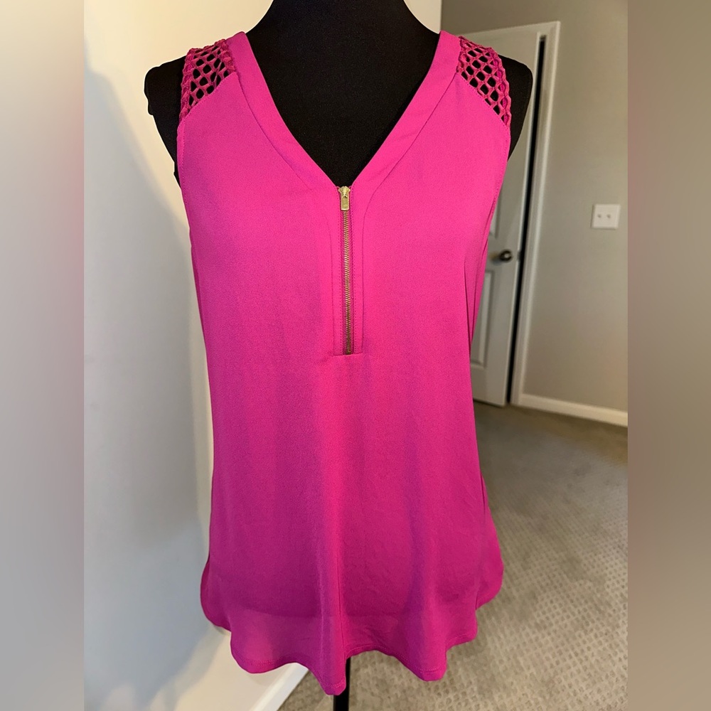 Express Pink Sleeveless Tank Top